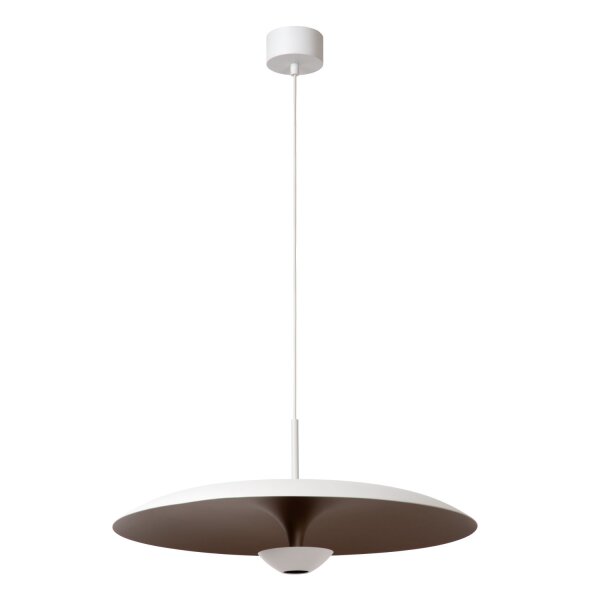 LED Pendelleuchte verstellbar Weiß 2700K Ø60 cm rund