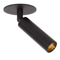 Deckenleuchte schwenkbar drehbar Schwarz G9 B:8 cm