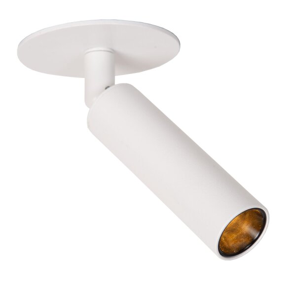 Deckenleuchte schwenkbar drehbar Weiß G9 Ø8 cm modern