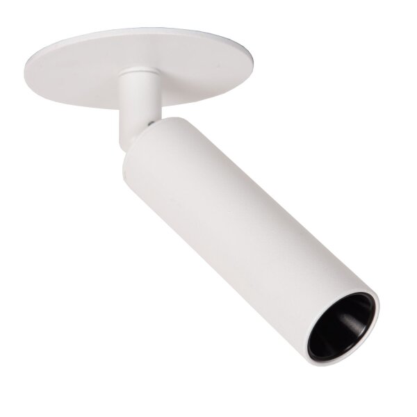 Deckenleuchte schwenkbar drehbar Weiß G9 Ø8 cm modern