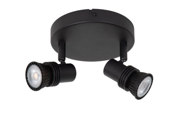Deckenlampe schwenkbar verstellbar Schwarz GU10 B:15 cm