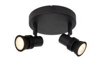 Deckenlampe schwenkbar verstellbar Schwarz GU10 B:15 cm