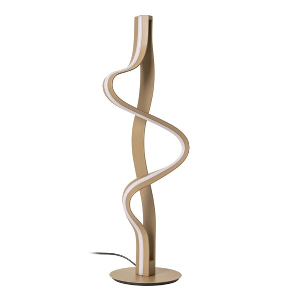 LED Tischlampe dimmbar Champagner 2700K H:60 cm 1750 lm
