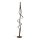 LED Stehlampe dimmbar Messing 2700K 163 cm geschwungen