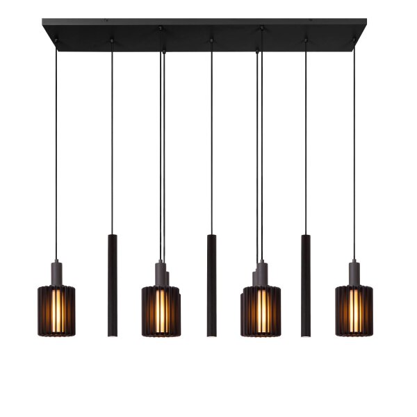 Hängelampe verstellbar Schwarz E27 GU10 L:140 cm