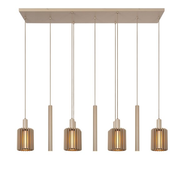 Pendelleuchte verstellbar Taupe E27 GU10 L:140 cm