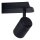 Deckenspot schwenkbar Schwarz GU10 IP44 H:12,5 cm