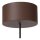 LED Deckenleuchte Aluminium Glas Rostbraun 2700K IP54