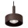 LED Deckenleuchte Aluminium Glas Rostbraun 2700K IP54