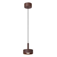 LED Pendelleuchte Aluminium Glas Rostbraun 2700K IP54