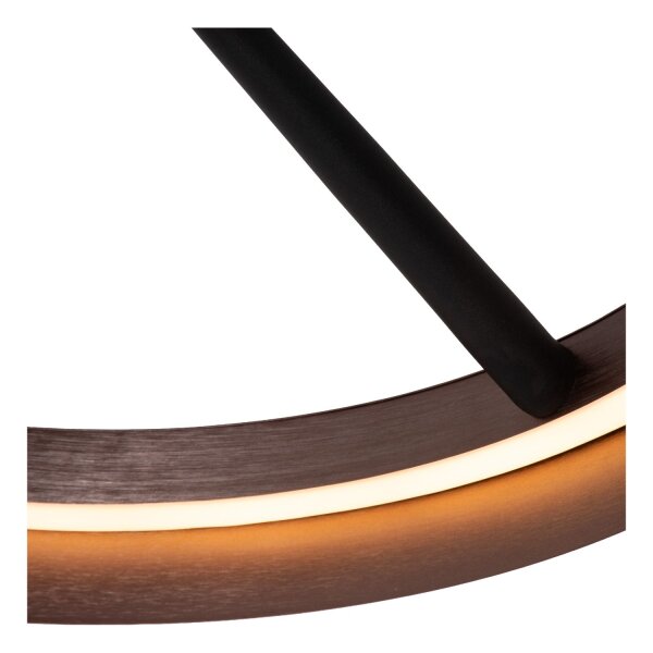 LED Deckenleuchte dimmbar Kaffeebraun 2200-3000K rund