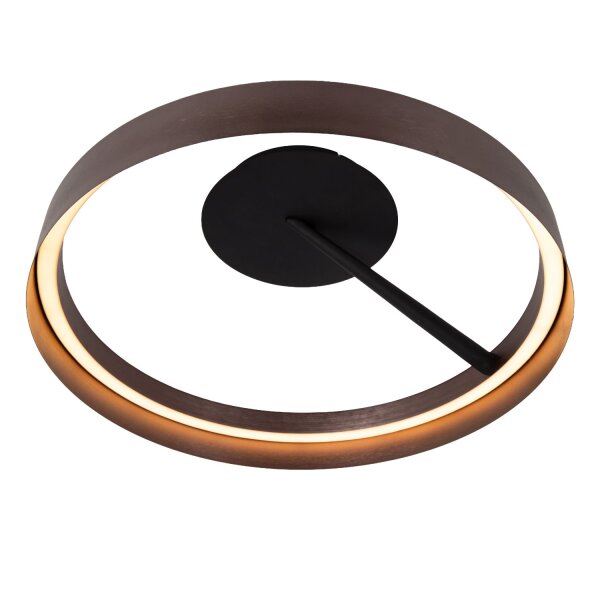 LED Deckenleuchte dimmbar Kaffeebraun 2200-3000K rund