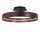 LED Deckenleuchte dimmbar Kaffeebraun 2200-3000K rund