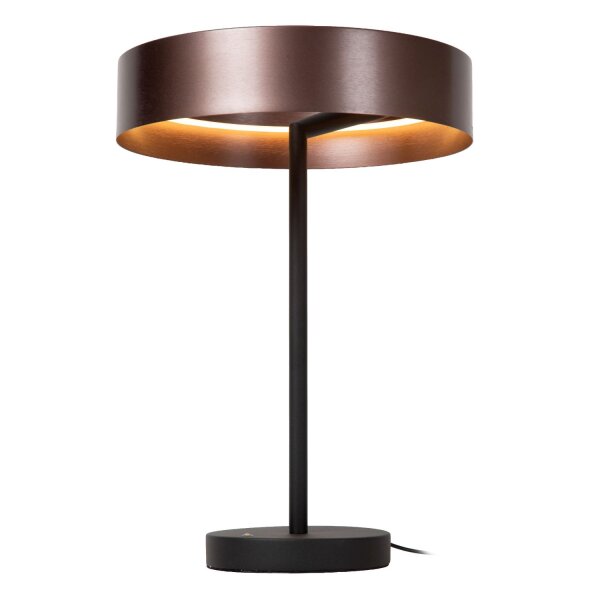 LED Tischleuchte dimmbar Kaffeebraun 2200-3000K H:44 cm