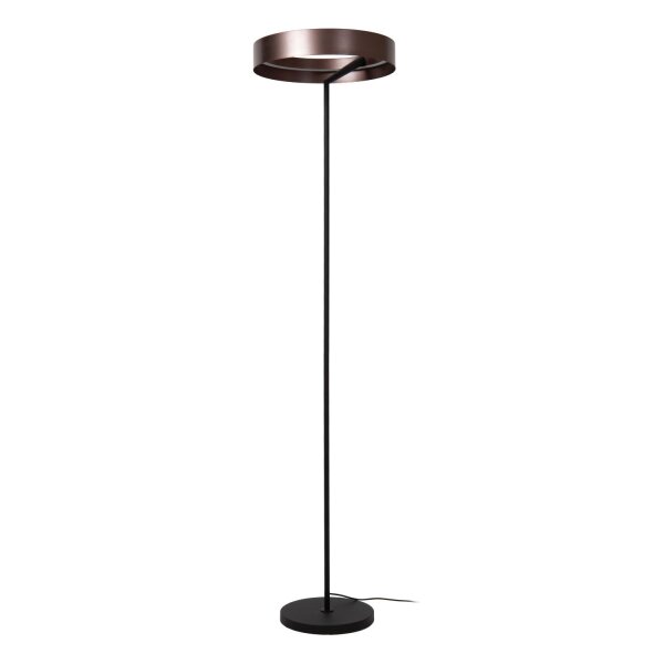 LED Stehleuchte Fußschalter Kaffeebraun 2200-3000K