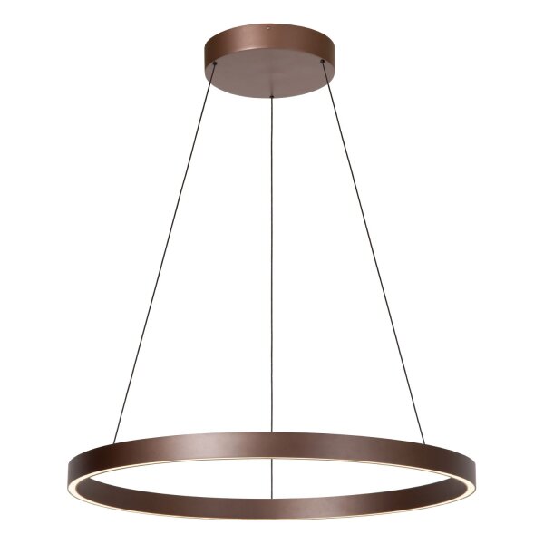 LED Pendelleuchte Aluminium Rostbraun 2700-4000K Ø80 cm