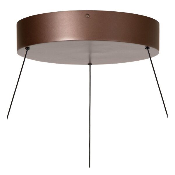 LED Pendelleuchte Aluminium Rostbraun 2700-4000K Ø80 cm