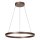LED Pendelleuchte Aluminium Rostbraun 2700-4000K Ø80 cm