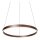 LED Pendelleuchte Aluminium Rostbraun 2700-4000K Ø80 cm