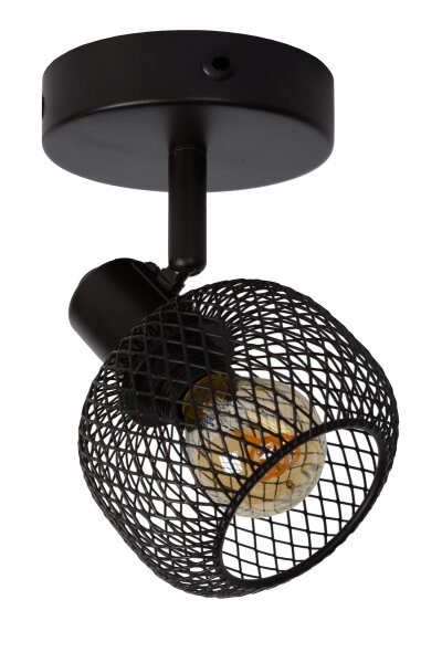 Deckenleuchte schwenkbar drehbar Schwarz E14 L:14,5 cm