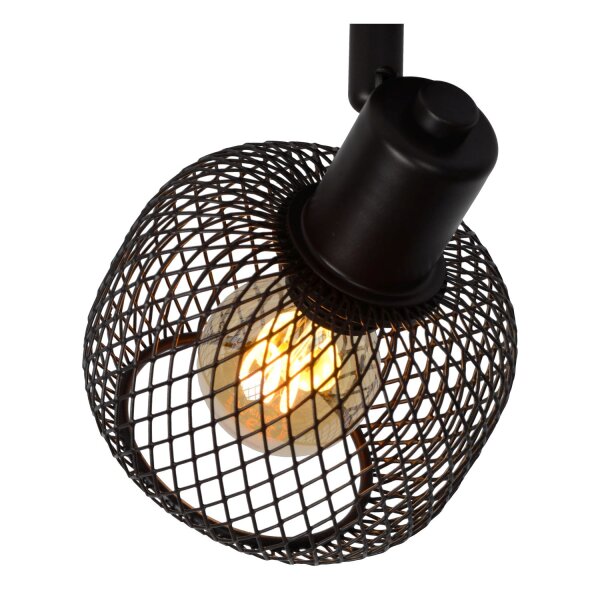 Deckenleuchte schwenkbar drehbar Schwarz E14 L:14,5 cm
