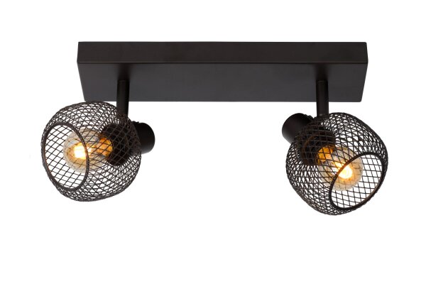 Deckenspot schwenkbar verstellbar Schwarz E14 B:14,5 cm