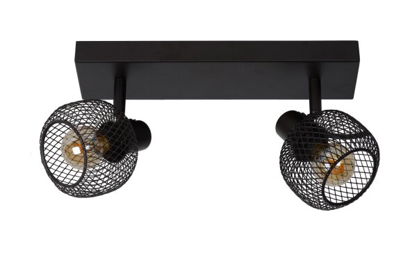 Deckenspot schwenkbar verstellbar Schwarz E14 B:14,5 cm