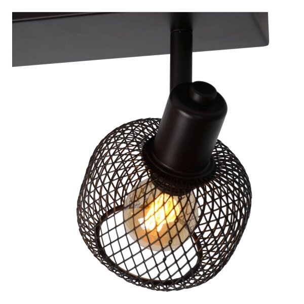 Deckenspot schwenkbar verstellbar Schwarz E14 B:14,5 cm