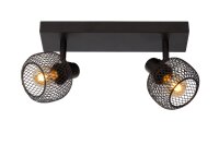 Deckenspot schwenkbar verstellbar Schwarz E14 B:14,5 cm