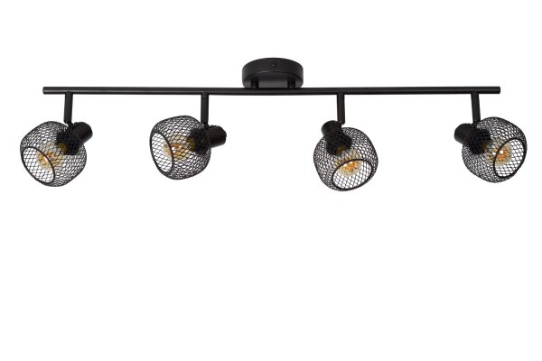 Deckenleuchte schwenkbar verstellbar Metall Schwarz E14