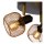 Deckenlampe schwenkbar Schwarz Messing E14 B:37 cm