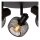 Deckenlampe schwenkbar drehbar Schwarz E14 Vintage