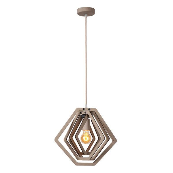 Hängelampe Kinder Taupe Jungen Mädchen E27 L:33,5 cm