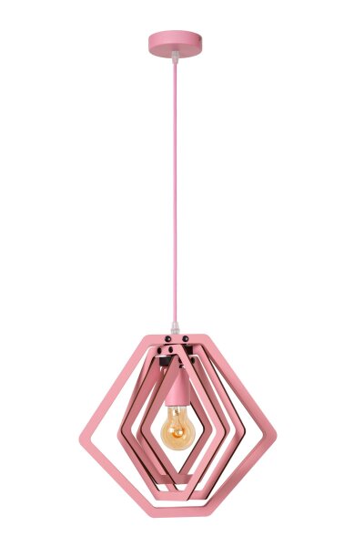 Pendelleuchte Kinder Rosa Mädchen E27 L:33,5 cm