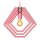 Pendelleuchte Kinder Rosa Mädchen E27 L:33,5 cm