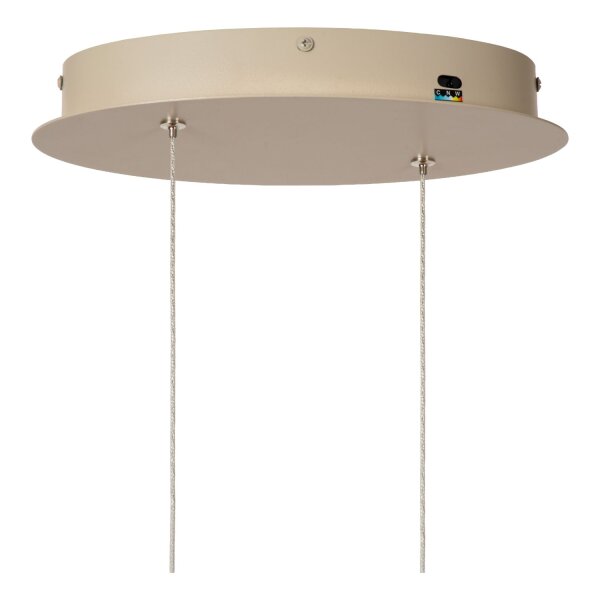 LED Pendelleuchte Aluminium Taupe 2200-3000K L:110 cm