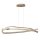 LED Pendelleuchte Aluminium Taupe 2200-3000K L:110 cm