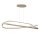 LED Hängelampe Aluminium Taupe CCT 2200-3000K L:140 cm