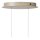 LED Hängelampe Aluminium Taupe CCT 2200-3000K L:140 cm