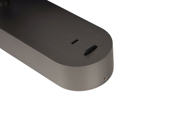 LED Wandlampe Schalter schwenkbar Grauguss 2700-4000K