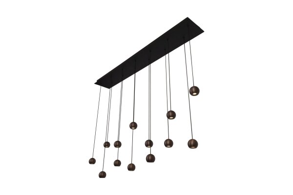 LED Pendelleuchte Fernbedienung Kaffeebraun 2700-4000K
