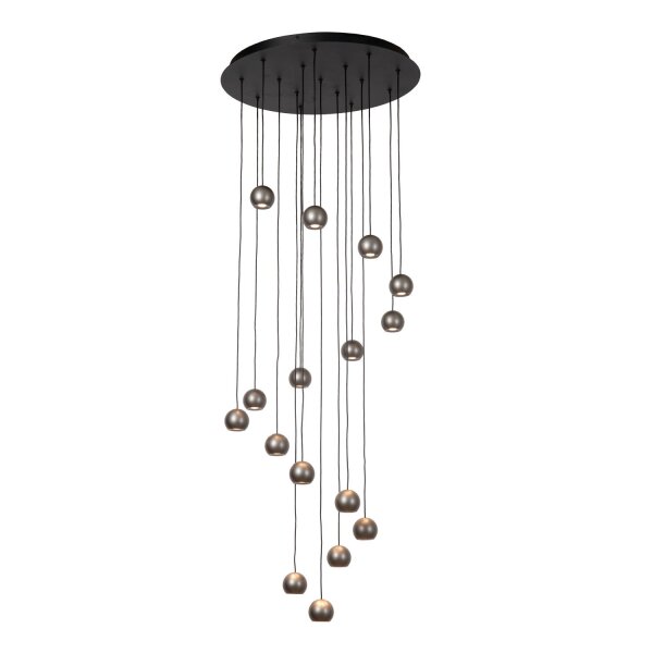 LED Hängelampe Fernbedienung Grauguss 2700-4000K Ø55 cm