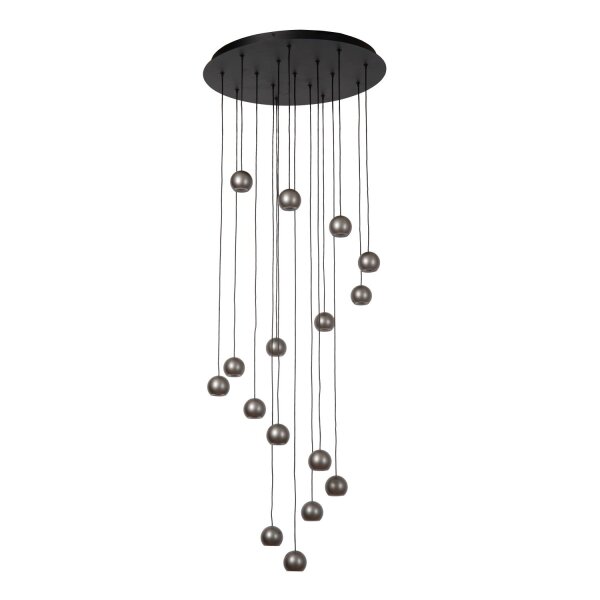 LED Hängelampe Fernbedienung Grauguss 2700-4000K Ø55 cm