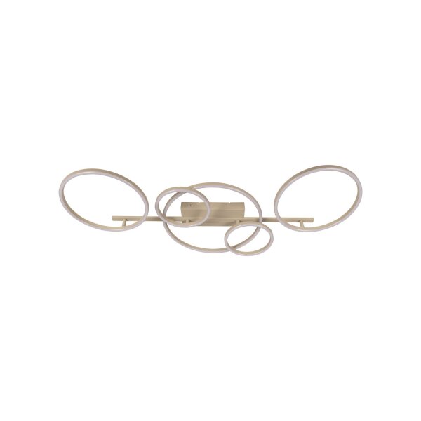 LED Deckenlampe drehbar Taupe CCT 2700-4000K L:132 cm