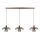 Pendelleuchte Metall Kaffeebraun Messing GU10 L:135 cm
