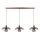 Pendelleuchte Metall Kaffeebraun Messing GU10 L:135 cm