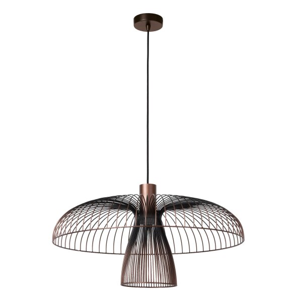 Pendelleuchte Kaffeebraun Messing GU10 Ø60 cm modern
