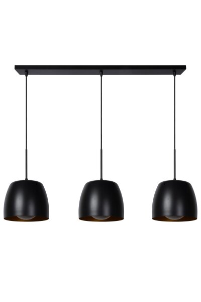Hängelampe Metall Schwarz E27 L:104 cm modern