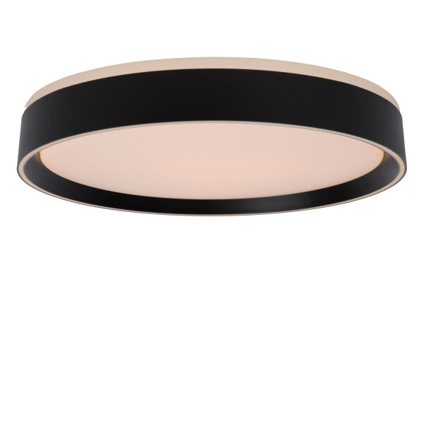 LED Deckenlampe dimmbar blendarm Schwarz 2700K Ø40 cm