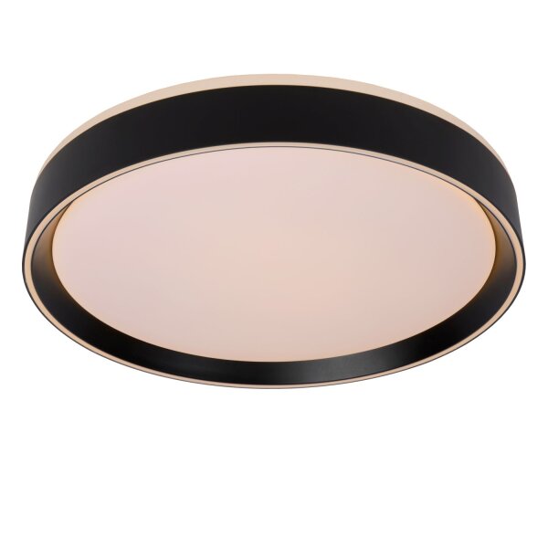 LED Deckenlampe dimmbar blendarm Schwarz 2700K Ø40 cm